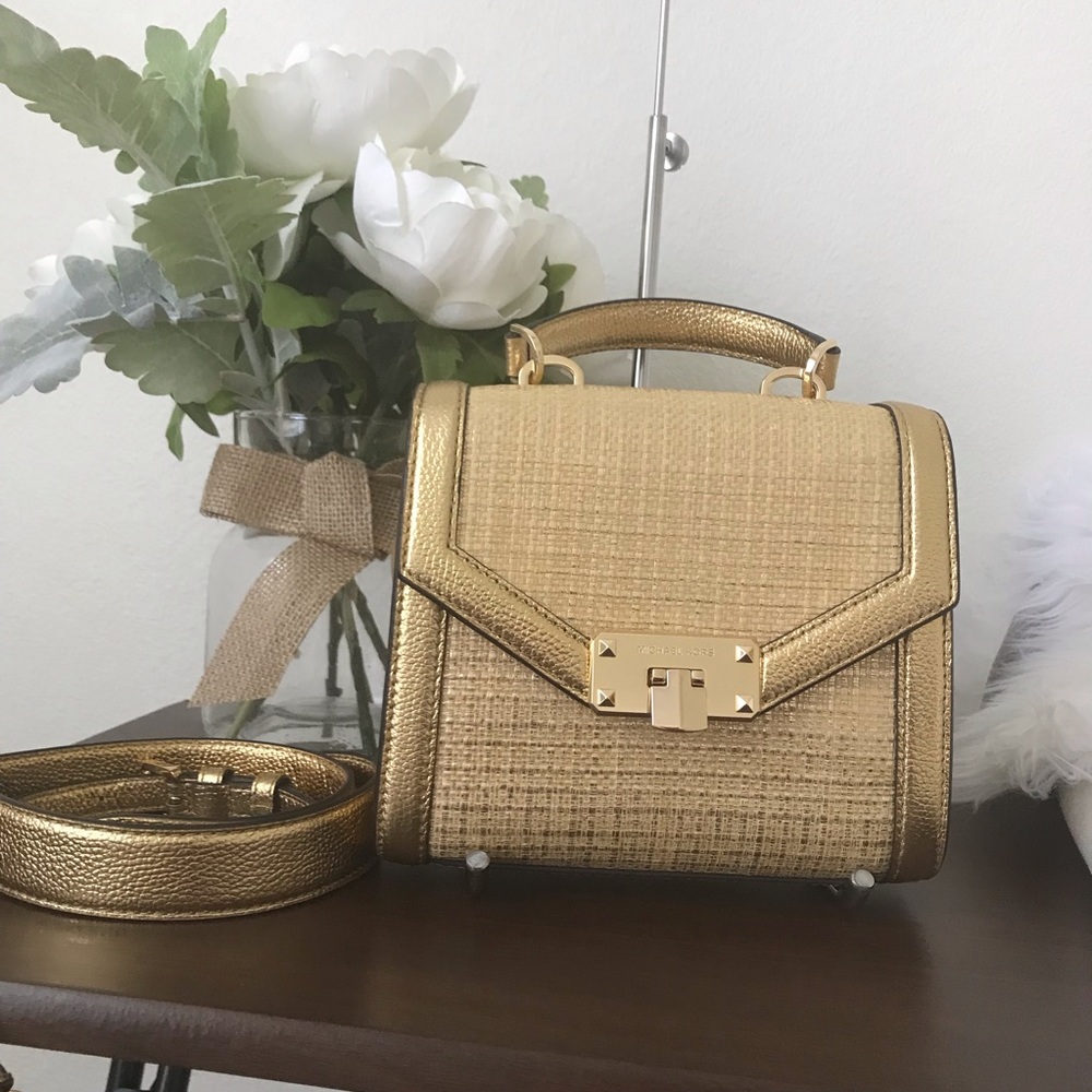 Firm❗️Michael Kors kinsley Satchel Crossbody Bag - Picture 1 of 8